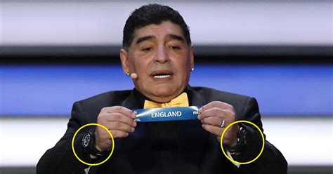 maradona watch collection|why maradona wore two watches.